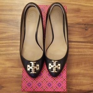 Tory Burch Black Wedge